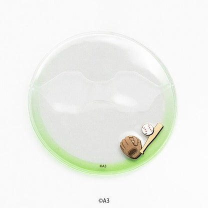 57mm缶デコカバー110/野球(緑)【推し活】